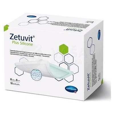 Zetuvit Plus Silicone 8 x 8 cm 10 ks