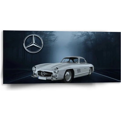Sablio Obraz Mercedes-Benz 300 SL V lese - 110x50 cm