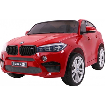 Mamido Elektrické autíčko BMW X6 M dvojmiestne XXL lakované červené