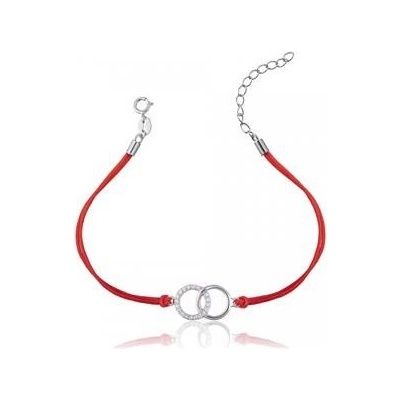 Nubis se stříbrnými kroužky IT0005-R červený