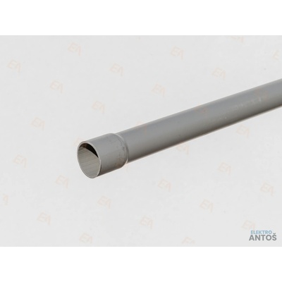 Dietzel Univolt UPRM turbo 20 pevná plastová PVC chránička rúra ø20mm s hrdlom 3m 750N sivá