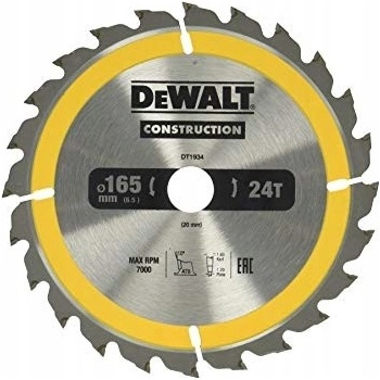 DeWALT DT1937 Pílový kotúč CONSTRUCTION, 165 x 30 mm, 30 zubov