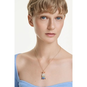 Swarovski колие с висулка дамско от позлатен модел с кристал MINIONS (5743385)
