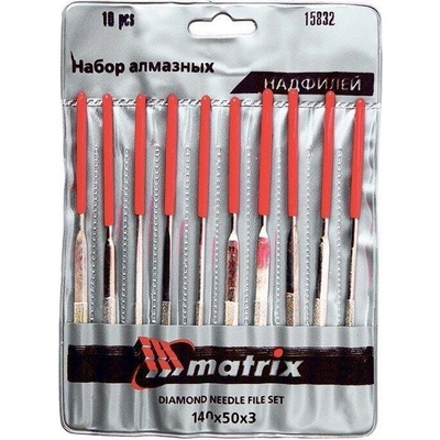 MTX Пилички диамантени, 140 х 50 х 3 mm, 10 бр. MTX 158329 (158329)