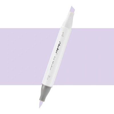 Lihová fixa OHUHU oboustranná Brush & Chisel, Viola (V230)