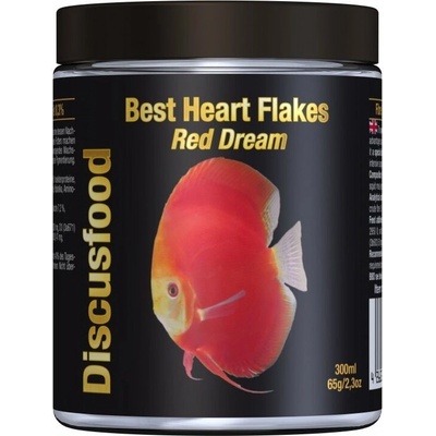 DiscusFood Best Heart Flakes Red Dream 300 ml