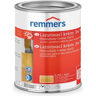 Remmers Impregnace na dřevo krémová 0,75L Světlý dub