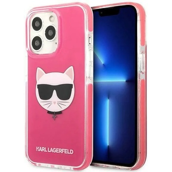 KARL LAGERFELD Кейс Karl Lagerfeld KLHCP13LTPECPI за iPhone 13 Pro / 13 6.1"", твърд, розов / розов, Choupette Head (KXG0057200)