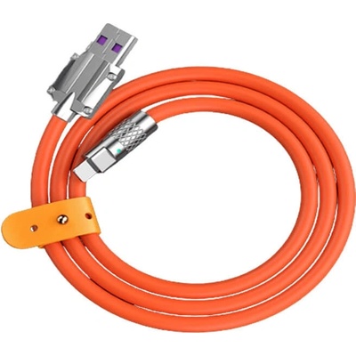 SES 13872 Odolný USB 2.0 - USB C, 1m, oranžový