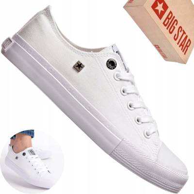 Big Star dámské klasické nízké tenisky AA274010 bile
