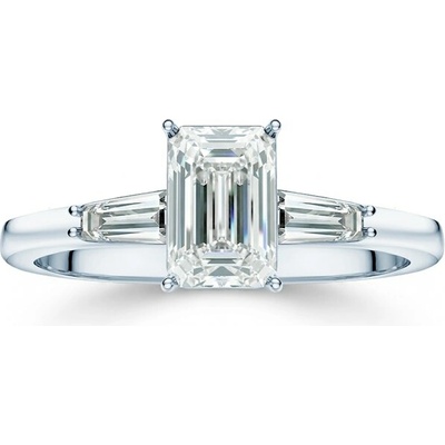 Savicki Prsteň biele zlato laboratórne diamanty R10 1 LAB