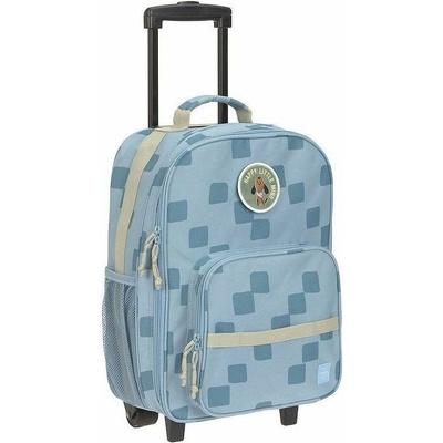 Detský kufor Lassig Trolley Pattern Party blue uni