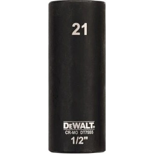 DEWALT Вложка ударна удължена DeWALT 21 мм 1/2" DT7555 (DT7555)