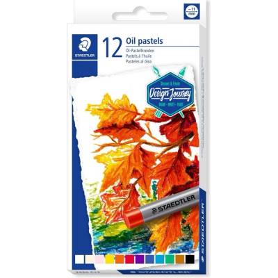 Staedtler Olejové pastely "Design Journey", sada, 12 barev