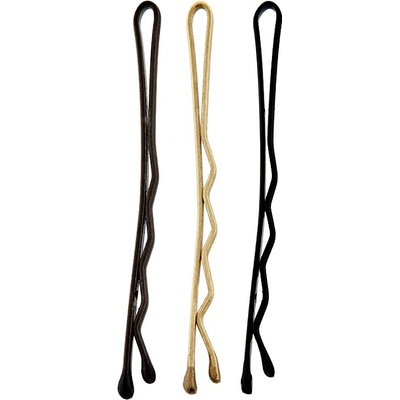 EFALOCK sponky Duchesse zvlnené 100 ks čierne 5 cm