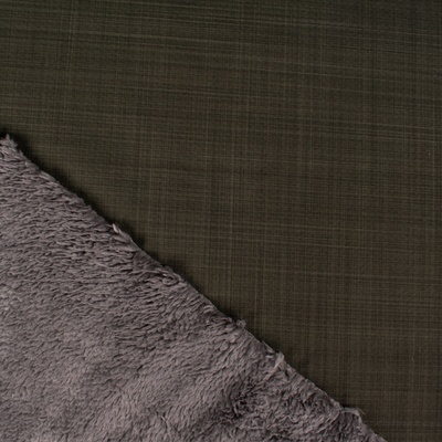 Takoy Softshell zimní s šedým beránkem khaki
