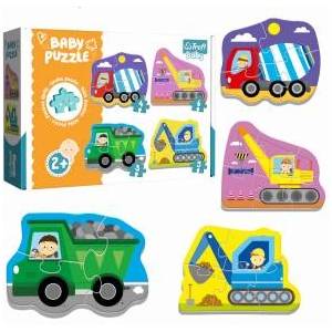 Trefl Puzzle - Baby Classic - Construction Vehicles - Trefl Baby 36072