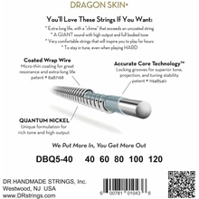 DR Strings Dragon Skin+ DBQ5-40