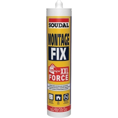 Soudal ЛЕПИЛО МОНТАЖНО soudal montage fix 280мл БЯЛО (123108)