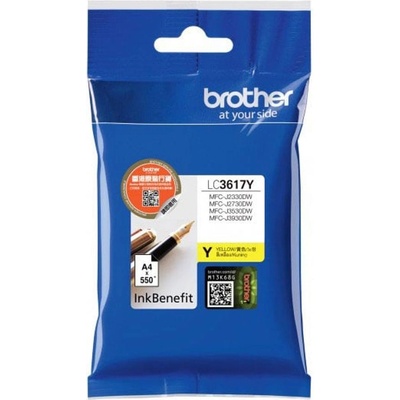 Brother Оригинален патрон Brother LC3617, 550 страници/5%, Yellow (3015100113)