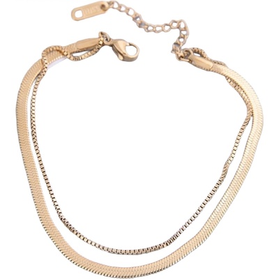 HARAHU Гривна за крак sm-20681 - Златна kp20681 (sm-20681)