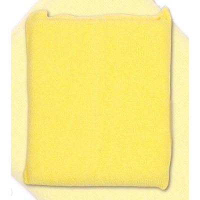 Terjan hubka na umývanie s froté obalom krémovo žltá