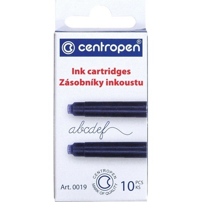 Centropen Inkoustové bombičky 10 ks 0019