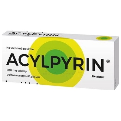 ACYLPYRIN tbl 10 x 500 mg