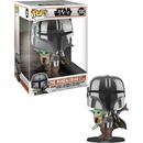 Funko Pop! Star Wars The Mandalorian Mandalorian with Baby Yoda 25 cm Super Sized