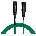 Cascha Standard Line Microphone Cable Green 3 m Микрофонен кабел (CCS-M1GR3)