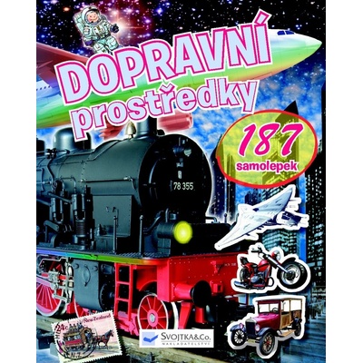 Omalovánky se samolepkami A5 Dopravní prostředky