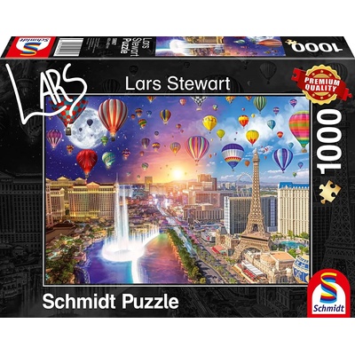Schmidt Spiele Пъзел Schmidt от 1000 части - Лас Вегас (59907)