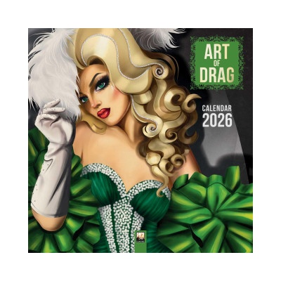 Flame Tree Publishing Art of Drag Wall Calendar 2026 (Art Calendar) | WALL