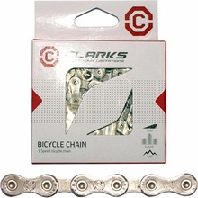 Cyklistický řetěz Clarks YBN C9 SHIMANO CAMPAGNOLO SRAM Stříbrný standard