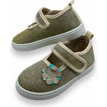 Dievčenské baleríny zlatá