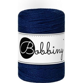 Bobbiny 3PLY Macramé Rope 1, 5 mm 100 m Ink Blue юта (TD-E086)