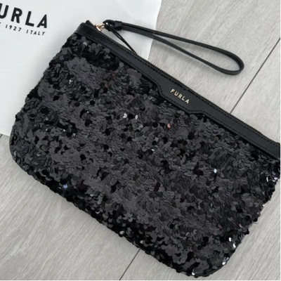 Furla clutch čierna