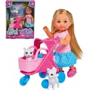 SIMBA Bábika Evi s kočíkom