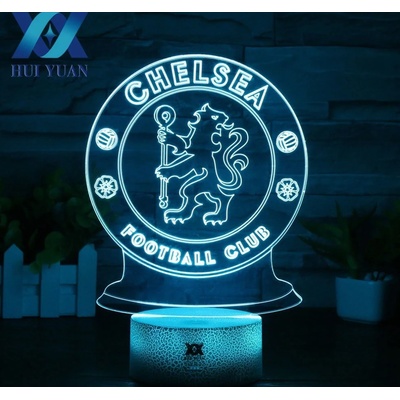 Beling Detská lampa, 3D lampa Chelsea, 7 farebná QS204