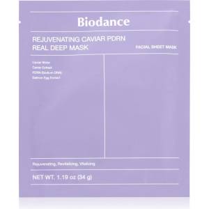 Biodance Rejuvenating Caviar PDRN Real Deep Mask ревитализираща маска възстановяващ кожната бариера 34 гр