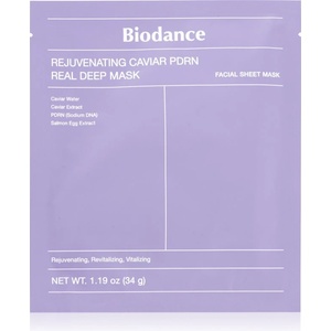 Biodance Rejuvenating Caviar PDRN Real Deep Mask ревитализираща маска възстановяващ кожната бариера 34 гр