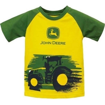 Tričko dětské John Deere žluto-zelené