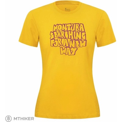 Montura Knots dámske tričko mustard