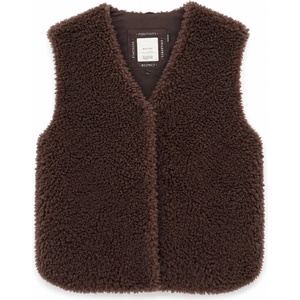 Mazine Дамски поларен елек Mazine Women's Faux-Fur Vest Fleece vest - Black Coffee - размер XS (132-1377-0411)