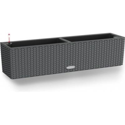Lechuza Samozavlažovací truhlík Balconera Cottage 80 cm – antracit