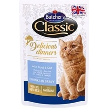 Butcher's Cat Class. Delic. Dinn. pstruh treska 100 g