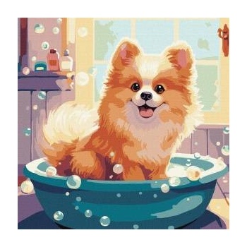 Ideyka Painting by numbers 40 x 40 cm KHO6543 Little fluffy AP0073