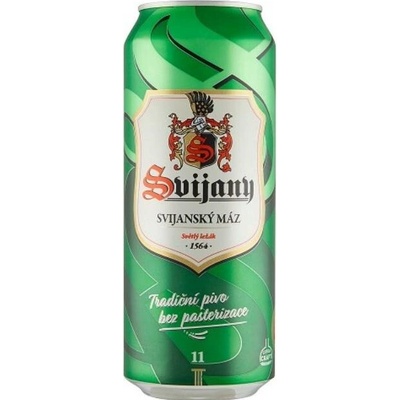 Svijany Svijanský Máz světlý ležák 11° 4,8% 0,5 l (plech)