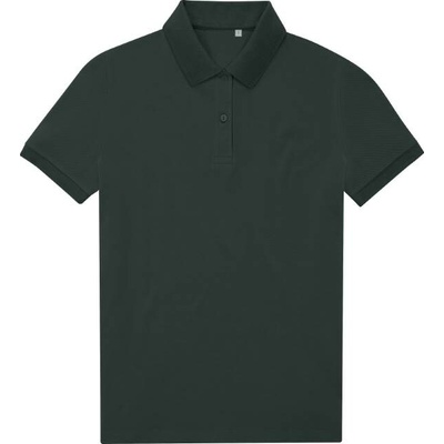 B&C My Eco Polo 65/35 Women tmavě zelená