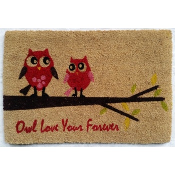 Home Elements Sova Ružová hnedá 40 x 60 cm